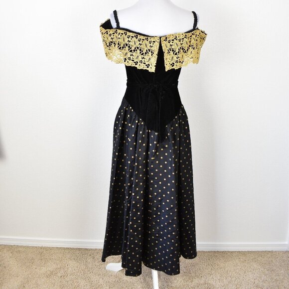 Vintage 80s Prom Party Formal Dress - 12 - Picture 7 of 10